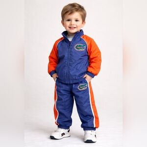 Florida Gators Toddler Windsuit 3T Orange & Royal Blue Tracksuit